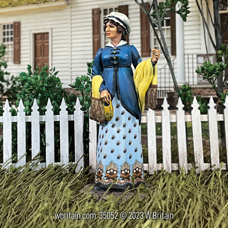 Village Green: Mrs. Bennet Out for a Stroll