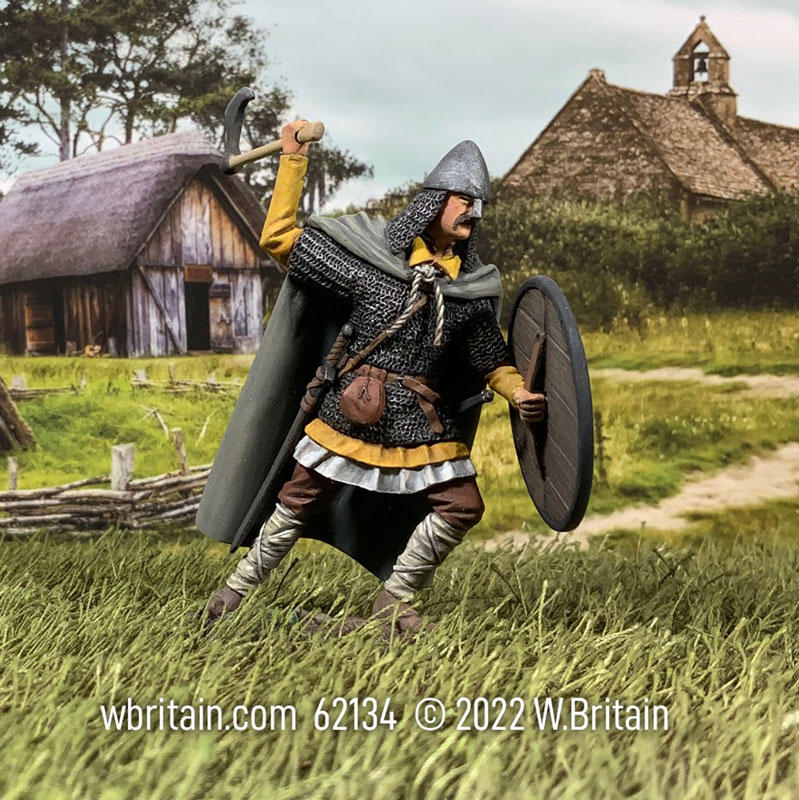 Wrath of the Northmen: Grindan Saxon Attacking with Axe