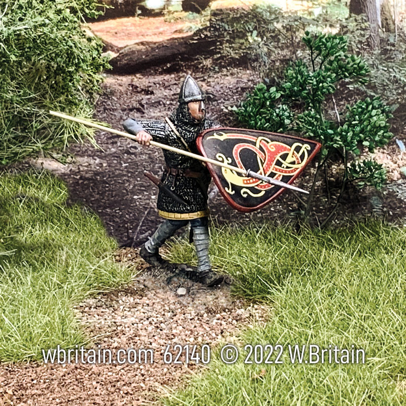 Wrath of the Northmen: Edgard Saxon Defending with Spear and Kite Shield