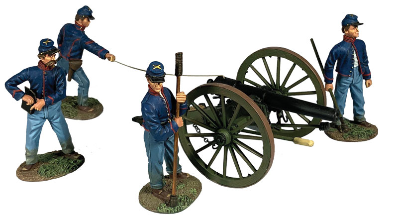 American Civil War: Sending Mischief Down Range Federal Artillery Firing 10-Pound Parrott Gun