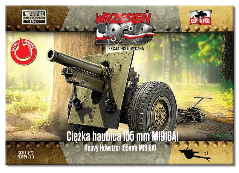 First to Fight WWII 155mm M1918 A1 Heavy Howitzer