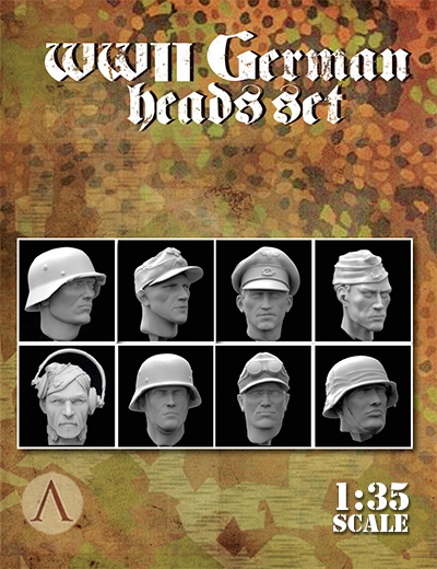 Warfront - German Heads Set