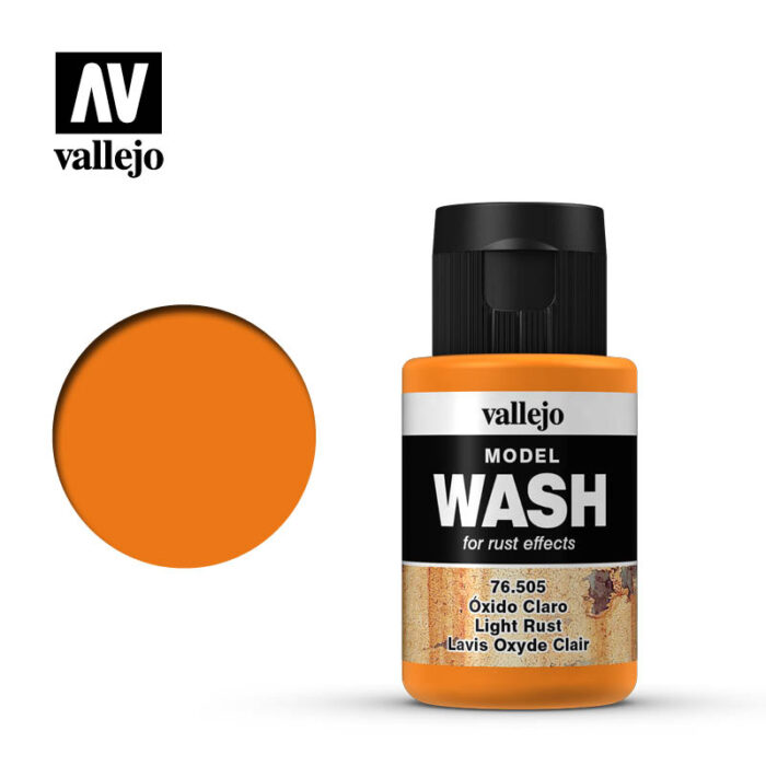 Vallejo Model Wash: Light Rust Wash 35ml Bottle